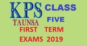 Syllabus for Class Five - 1ST Term Exams 2019 Date Sheet
