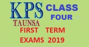 Syllabus for Class Four - 1ST Term Exams 2019 Date Sheet
